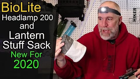 Biolite Headlamp 200 BONUS Lantern Stuff Sack for Backpacking