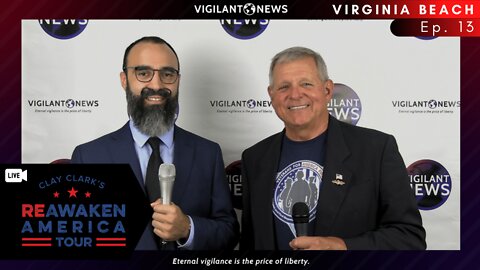 Chuck Kubic of Veterans For America First at the Reawaken America Tour Virginia Beach 2022 | Vigilant News