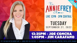 Midterm Projections, Messaging, Russia Ukraine & Nuclear Warfare • Annie Frey Show 9/27/22