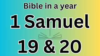 1 Samuel 19 & 20