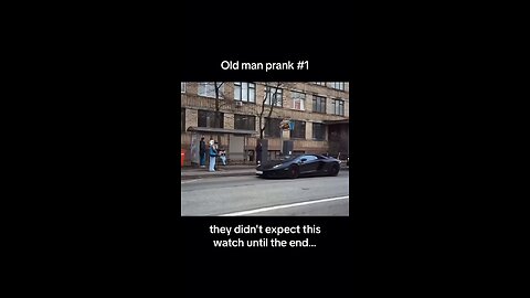 Old man prank in PUBLIC