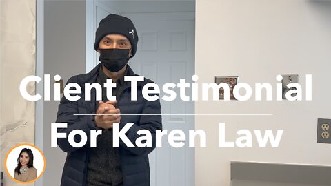 Client Testimonial for Karen Law. Toronto real estate agents with the most reviews