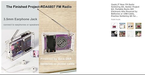 FM Radio Kit Build RDA5807