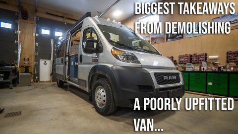 Mistakes that cost $$$$ when building a van for VanLife | How not to build a van