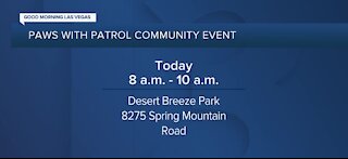 Las Vegas police hosting Paws with Patrol event