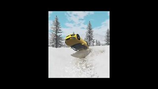 |MiniBeamNG/ Car Ice Sliding Crash #07 BeamNG.Drive #Shorts