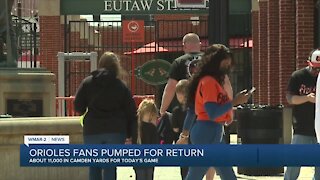 Orioles fans pumped for season home opener
