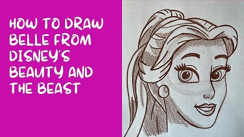 How to Draw Belle from Disney’s Beauty and the Beast