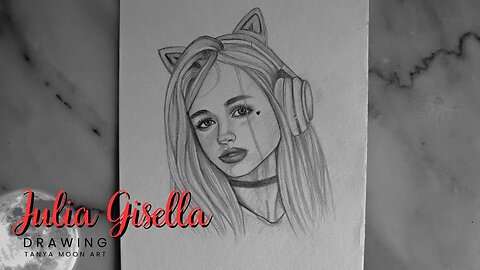 Julia Gisella 50 Min Easy Drawing With Relaxing Calm Music [Copyright Free] | Draw and Study With Me