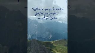 “Wherever you go becomes a part of you somehow.”― Anita Desai #shorts #travelvideo #travelquotes