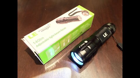 Lighting EVER LE Adjustable Focus CREE LED 140lm Flashlight - Batteries Included