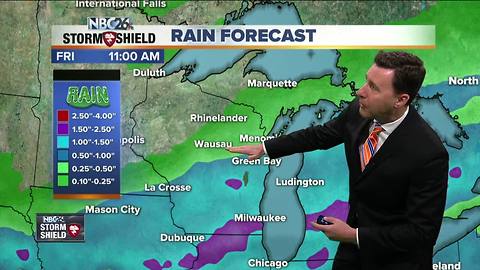 Michael Fish's NBC26 Storm Shield weather forecast