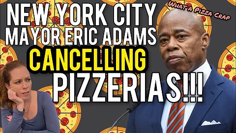 New York City Mayor Eric Adams STOPPING Pizzeria's From Using Coal & Wood Fire Ovens! Chrissie Mayr