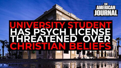 University Student Could Lose License To Practice Psychology Because