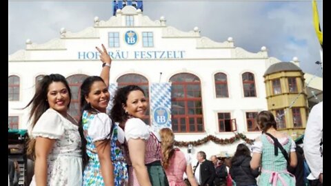 Crowds gather at Oktoberfest in Germany after pandemic cancellations