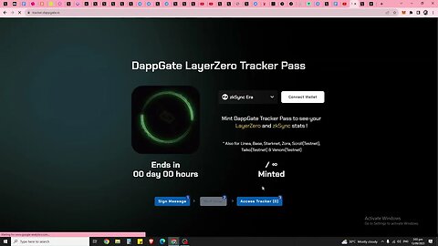 Mint This Layerzero Airdrop Tracker From Dappgate Asap. Dappgate Airdrop Confirmed?