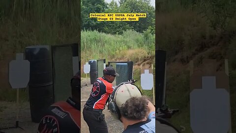 #uspsa Dwight Stage 3 #shorts #unloadshowclear #shooting #open #ipsc #competition #gun #colonialrpc