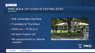 Free pop up COVID-19 testing site