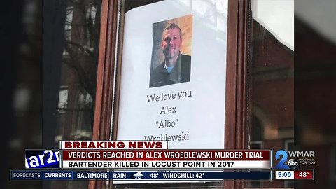 Man accused of killing Federal Hill bartender found guilty of 2nd-degree murder