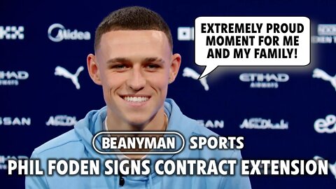 'EXTREMELY PROUD MOMENT FOR ME AND MY FAMILY!' | Phil Foden signs Man City 2027 contract extension