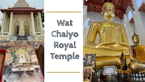 Wat Chaiyo Ang Thong During Songkran - Royal Temple Thailand 2023