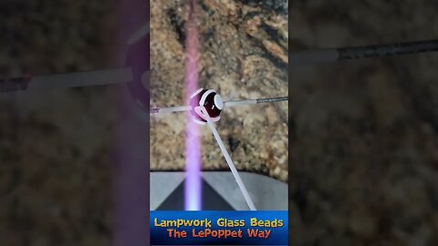 Lampwork Glass Beads: Dot Design #5