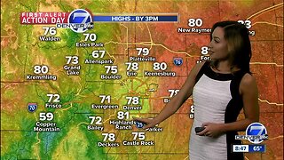 Cooler, with strong storms likely Saturday PM