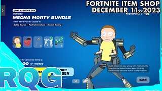 RICK & MORTY STUFF ARE BACK! FORTNITE ITEM SHOP (December 11, 2023)