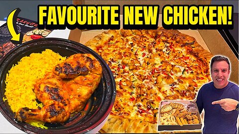 BEST PERI CHICKEN & KEBAB Crust Pizza 😍 IFTAR FEAST!!