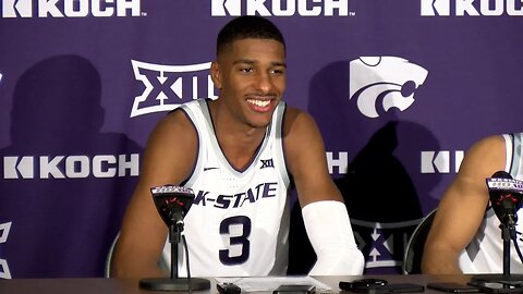 Kansas State Basketball | David N'Guessan & Markquis Nowell Press Conference | K-State 81, ACU 64