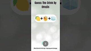 Guess the Drink by Emojis #shorts