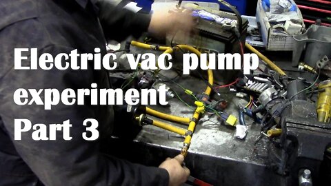 Experiment with an electric Vacuum pump replacement for a 300 Tdi Part 3