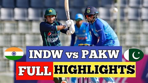INDW vs PAKW Asia Cup T20I Highlights 2022 || INDW vs PAKW Full Match Highlights 2022 |