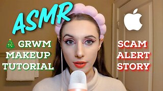 ASMR Makeup Tutorial/ GRWM While I EXPOSE Apples Latest SCAM | Sounds & Makeup Rummaging for Tingles