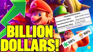 Super Mario Bros CROSSES 1 BILLION Dollars At The Global Box Office! | Woke Hollywood DESTROYED!