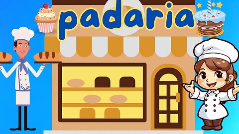 desenho animado infantil padaria portuguesa doces deliciosos