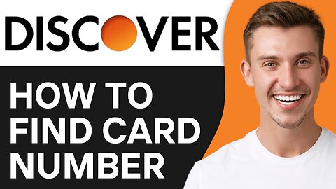 How To Find Discover Card Number