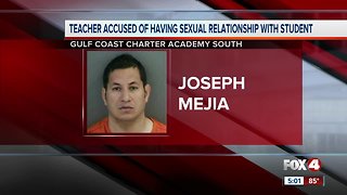Teacher in Collier County arrested for having sexual relationship with student