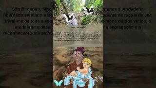 Oração da Tarde - Oração à São Benedito #shorts