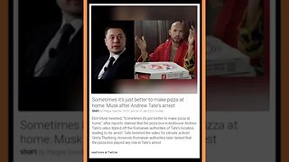 Latest Information Elon Musk Reveals Why He Prefers Making Pizza At Home After Andrew Tate's Arrest