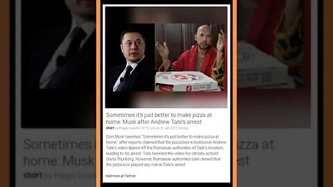 Latest Information Elon Musk Reveals Why He Prefers Making Pizza At Home After Andrew Tate's Arrest