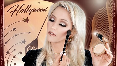 NEW! CHARLOTTE TILBURY HOLLYWOOD GLOW GLIDE HIGHLIGHTER VS RARE BEAUTY HIGHLIGHTERS | OVER 40 BEAUTY