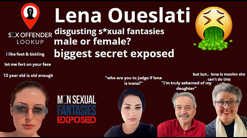 Lena Oueslati DISGUSTING S*xual fantasies & apparently is tr@nsgender??