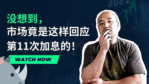 🦏没想到，市场竟是这样回应第11次加息的| 2023年7月28日美股行情技术分析 | 美国股市是否还有新低 | 美股大盘走势 | 美股行情