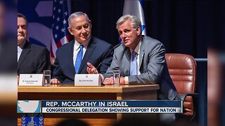 Congressman Kevin McCarthy among 70 Congress members in Israel
