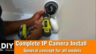 How to install a IP camera