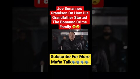 Joe Bonanno’s Grandson On How His Grandfather Started The Bonanno Crime Family 🫢😧 #joebonanno #mob