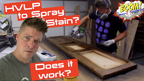 How to Spray Stain with an HVLP