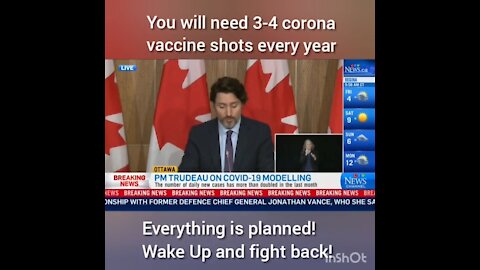 "You will need 3-4 shoots of Corona Vaccines every year"...for now...