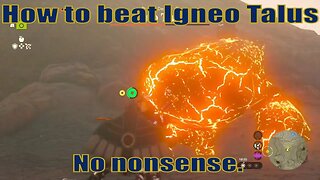 How to beat Igneo Talus, Guide | Zelda TOTK
